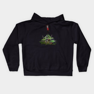 Red Rook Rising Warbanner Kids Hoodie